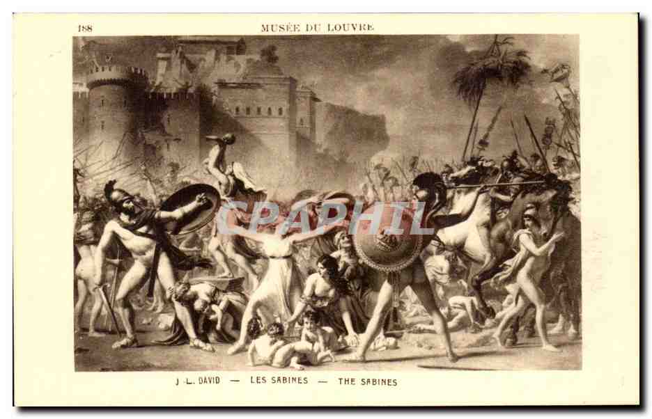 CPA Musee du Louvre Paris David LEs Sabines The Sabines