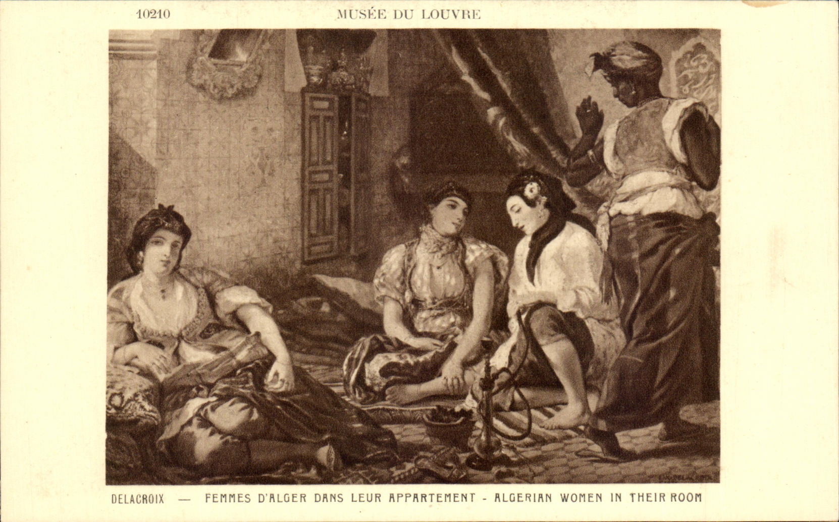 Women of Algiers in Their Apartment — Delacroix — Louvre Museum