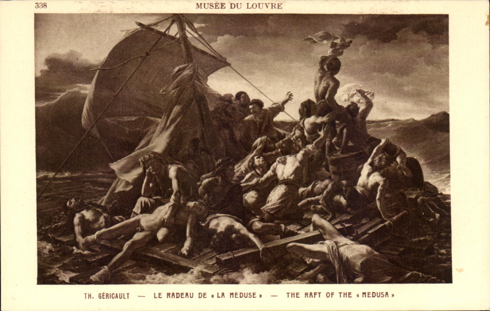 CPA Musee Du Louvre Paris Gericault Le Radeau De La Meduse The Raft Of The Medusa