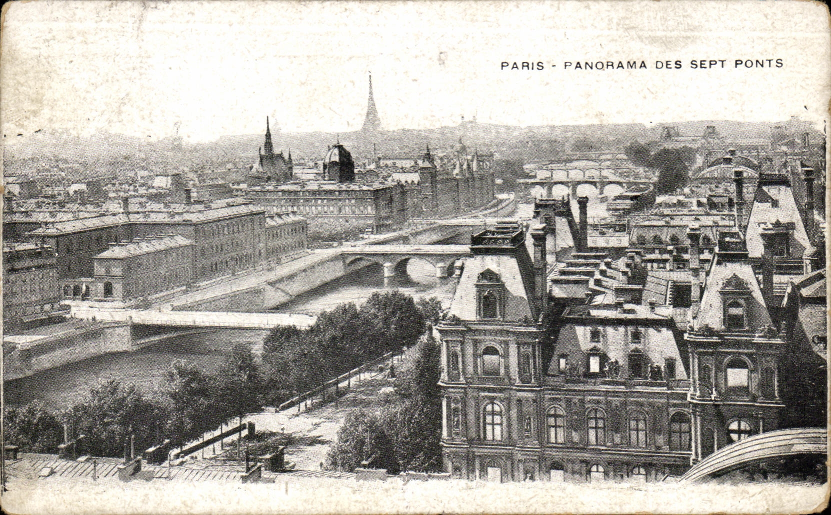 Paris - Panorama des Sept Ponts — éditeur non visible
