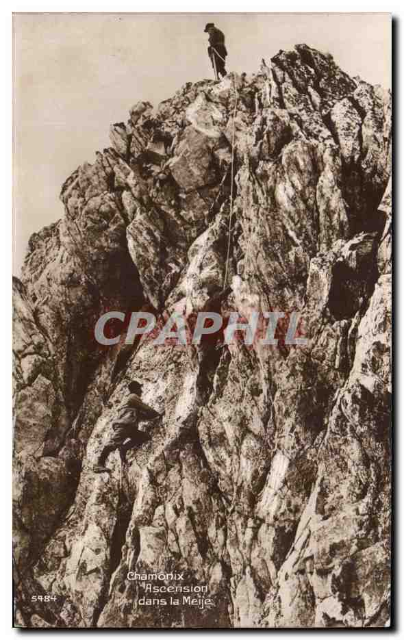 CPA Chamonix Ascension dans la Meije Alpinisme