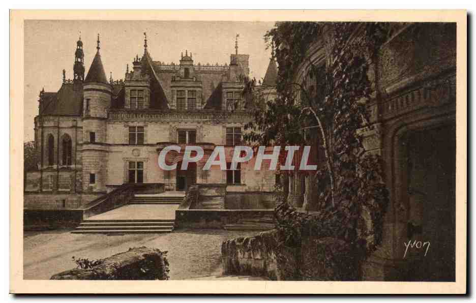 CPA La Douce France Chateaux de La France Chateau de Chenonceaux Aile Thomas Bolier et detail de la Tour des Marques