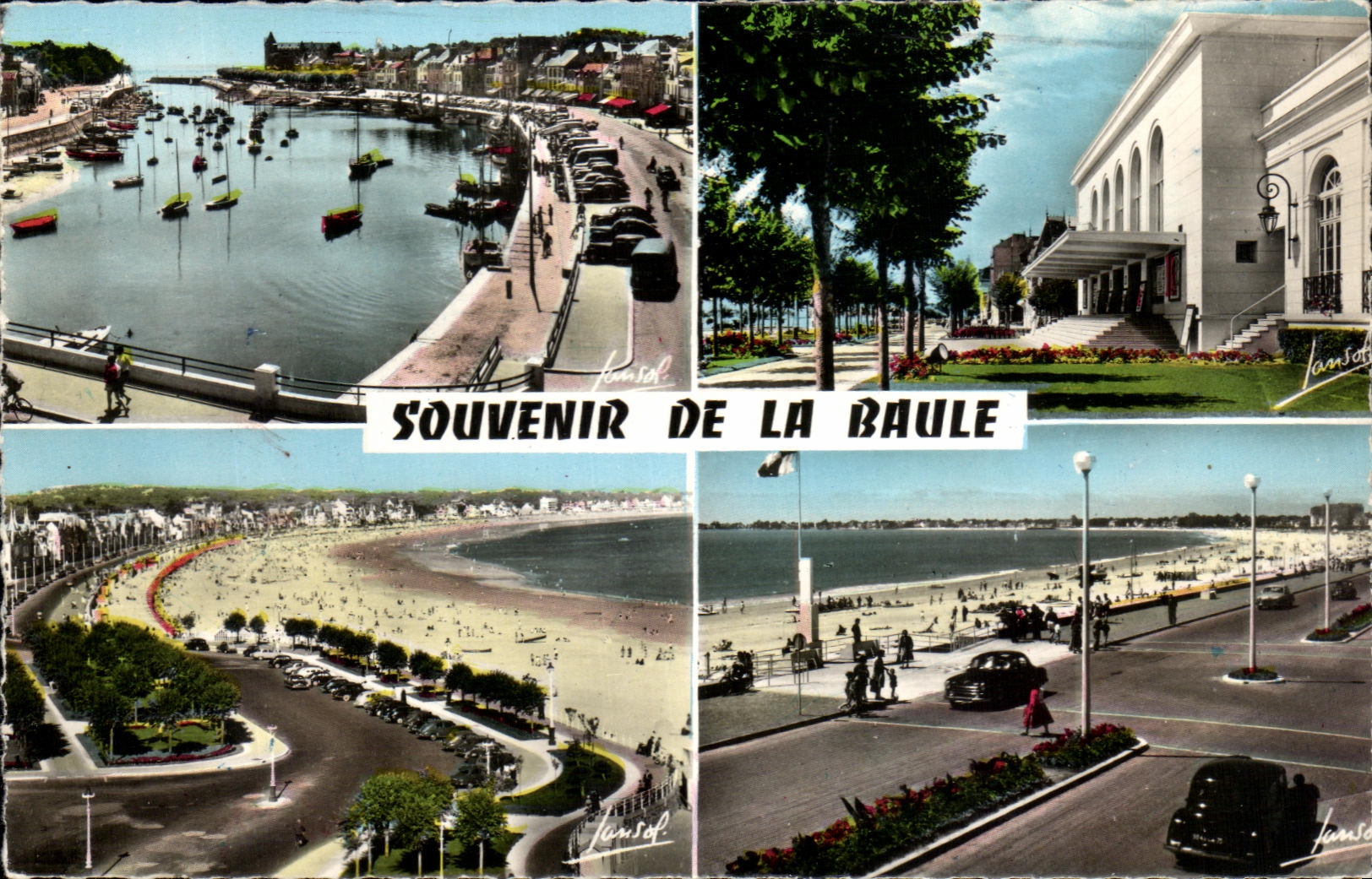 CPA Souvenir De La Baule