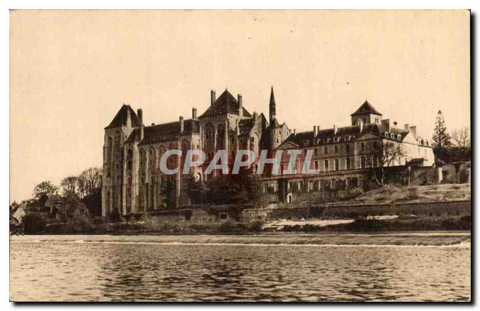 CPA L'Abbaye De Solesmes sur Le Barrage De La Sarthe