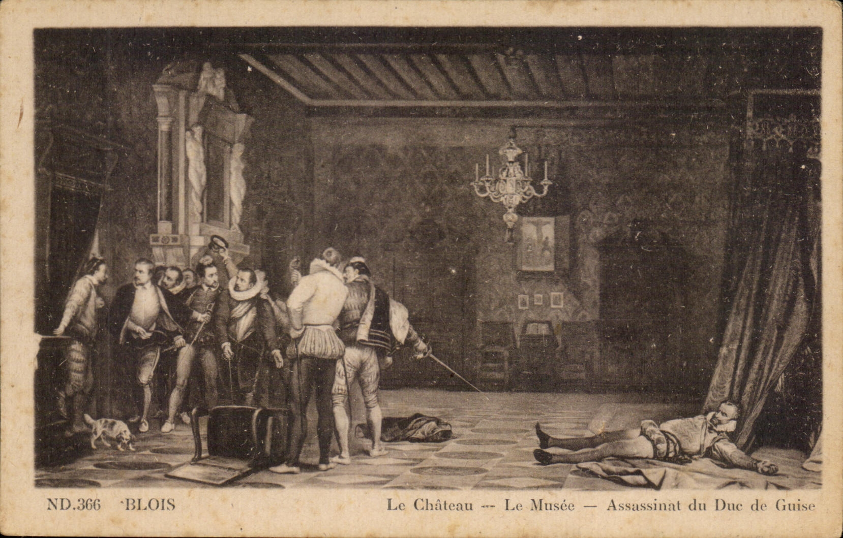 CPA Blois Le Chateau Le Musee Assassinat du Duc de Guise