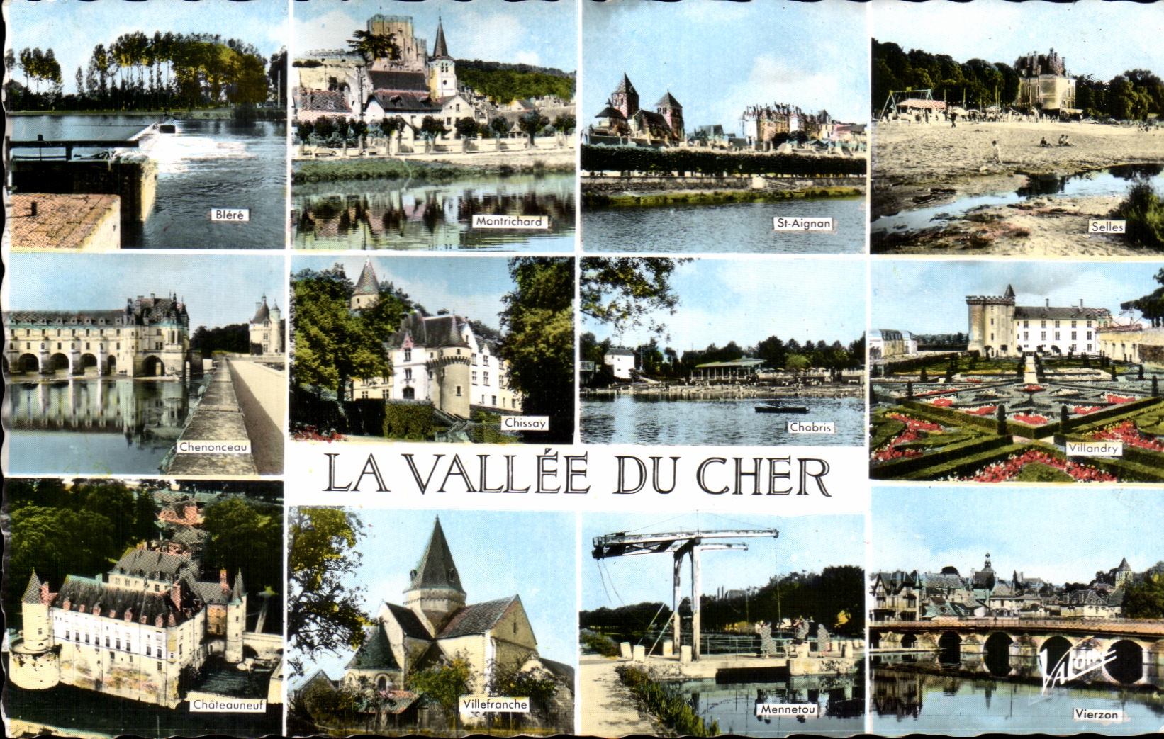 La Vallée du Cher — Ses principales curiosités — Éditions Valoire, n° 4.581