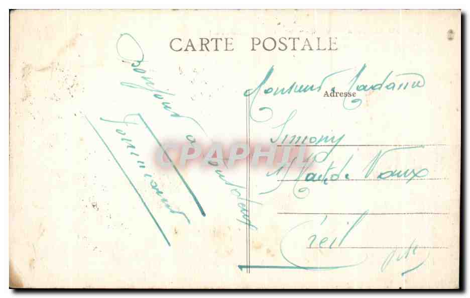 CPA Limoges Nouvelle Gare Limoges Benedictins — Rückseite