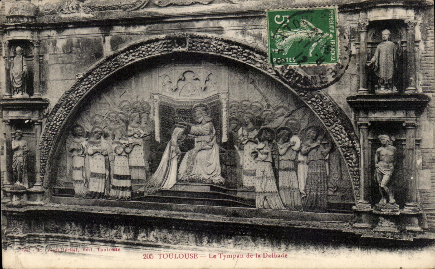 Toulouse — Le Tympa de la Dalbade — Éd. L. Gond Béchel, Toulouse