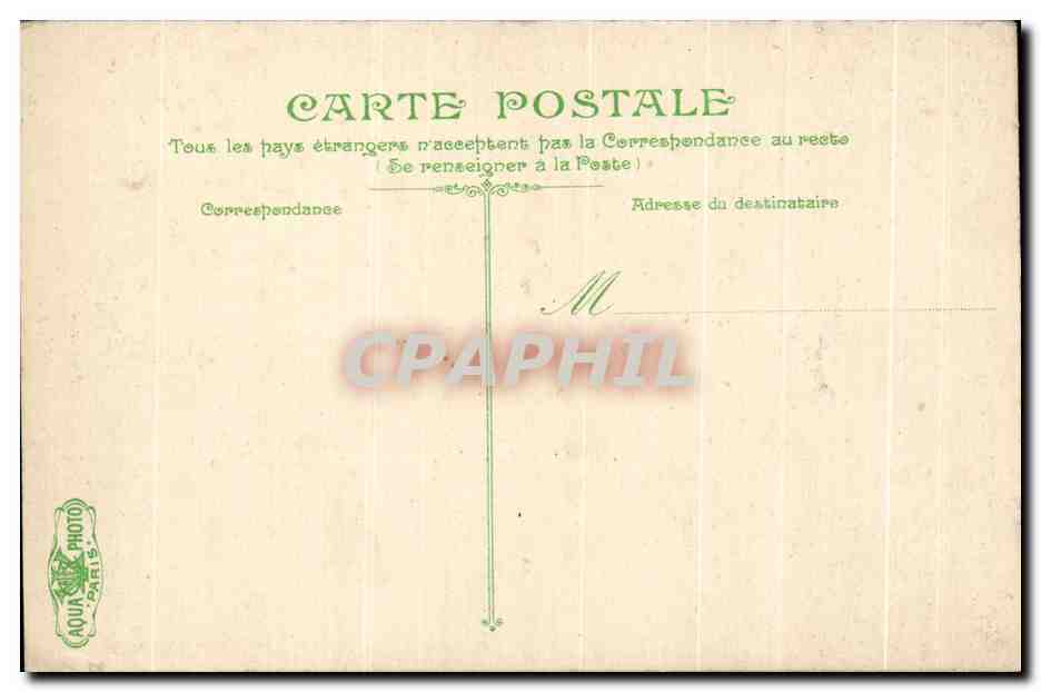CPA Lyon La Place Perrache — Verso