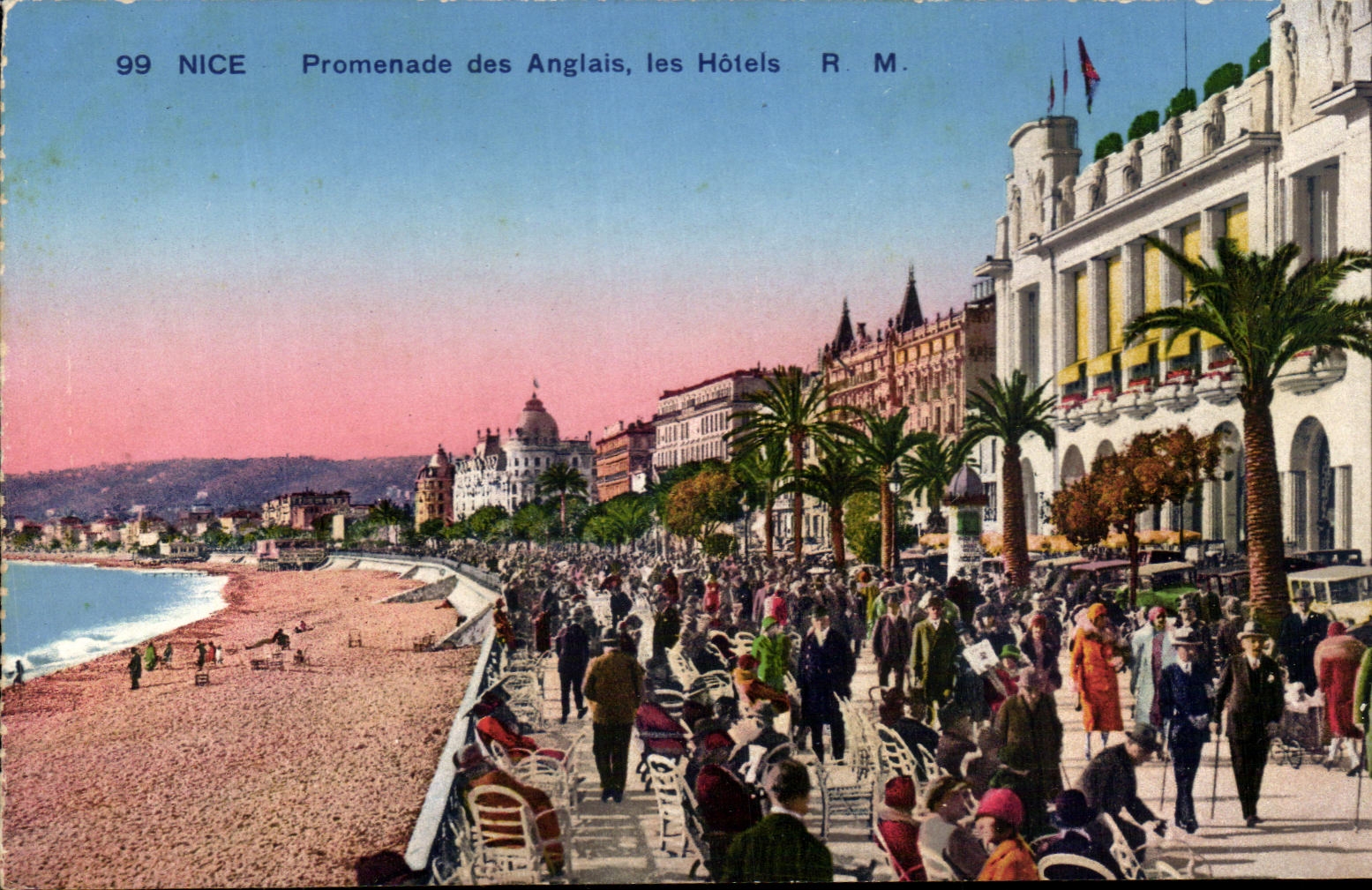 CPA Nice Promenade des Anglais les Hotels