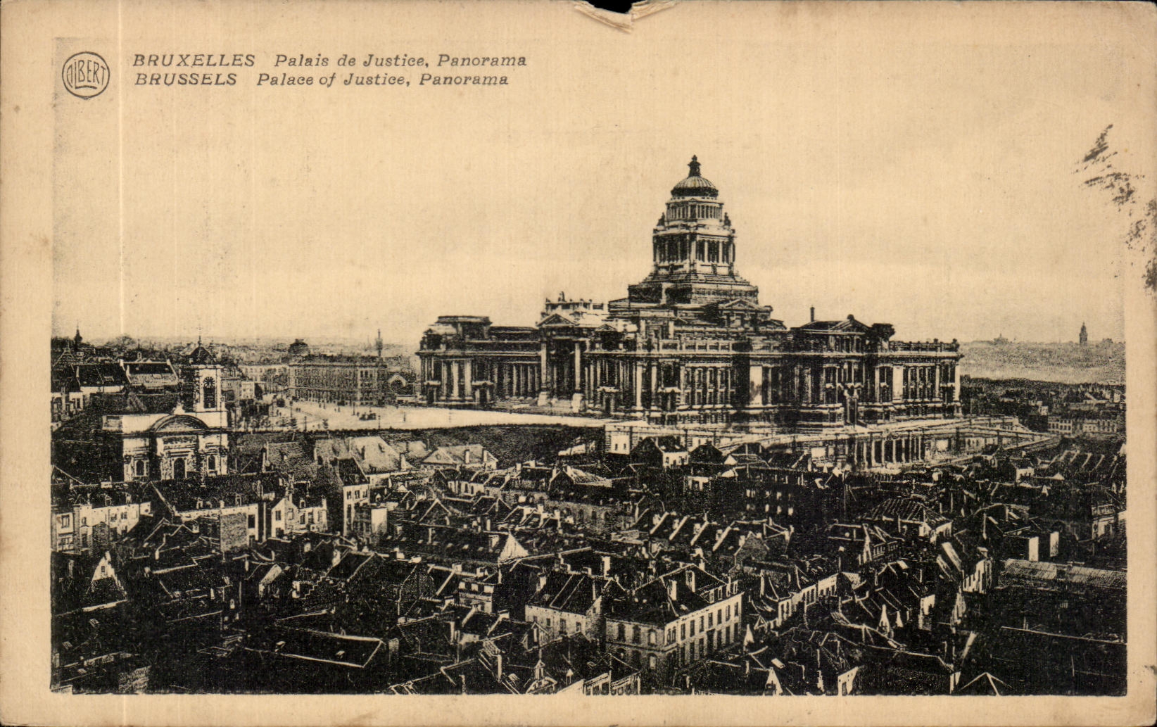 CPA Bruxelles Palais De Justice Panorama 
