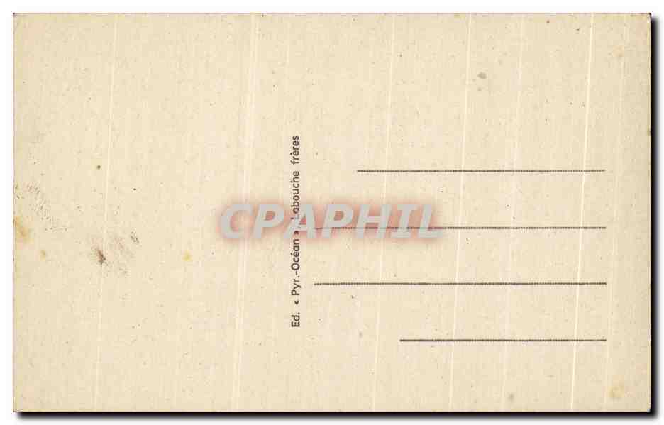CPA Les Hautes Pyrenees Lourdes Maison de Bernadette Soubirous  — Verso