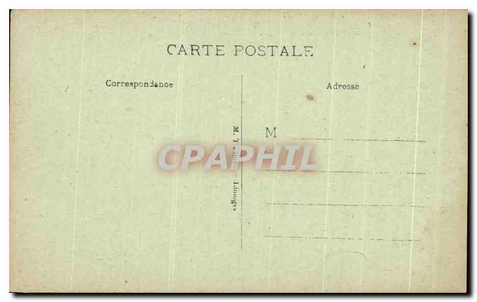 Les Pyrénées — Bagnères-de-Bigorre, L'Adour et route de Campan — éditeur non identifié, n° 490 — Verso