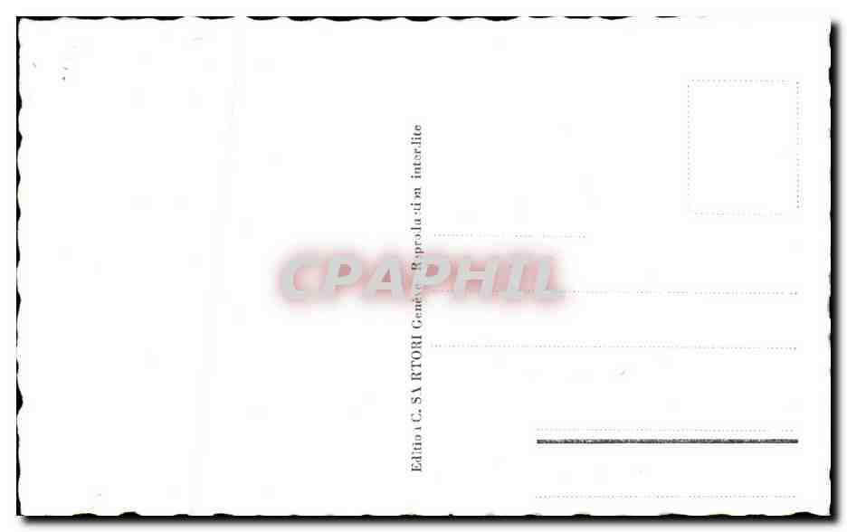 CPA Geneve Suisse Cygnes  — Rückseite