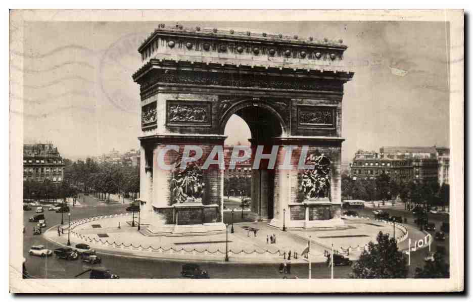 CPA Paris En Flanant L'Arc de Triomphe de I'Etoile