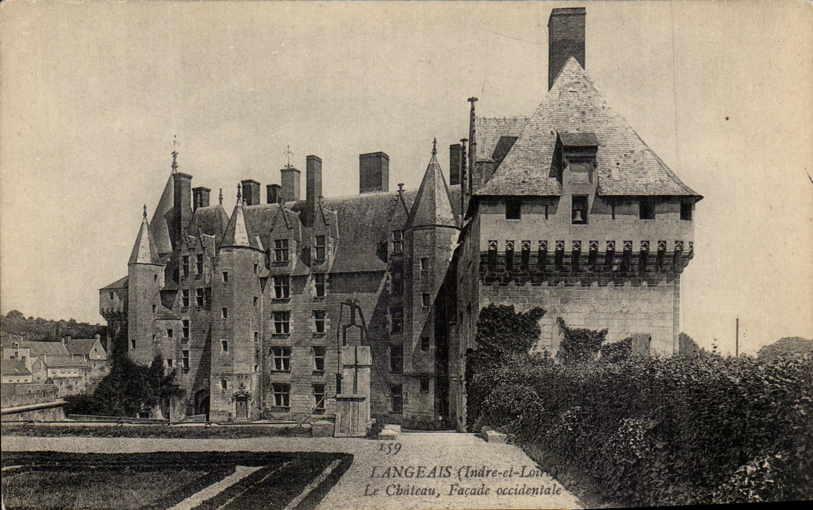 CPA Langeais Le Chateau Facade occidentale