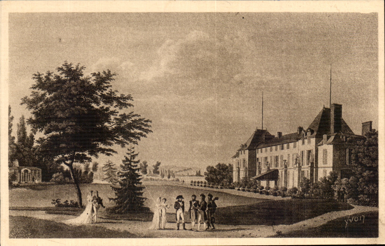 CPA Palais De Malmaison Salle Du Conseil Napoleon 