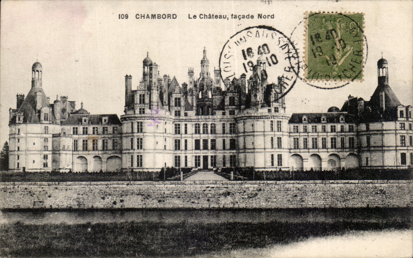 Chambord — Le Château, façade Nord — Carte postale n°109