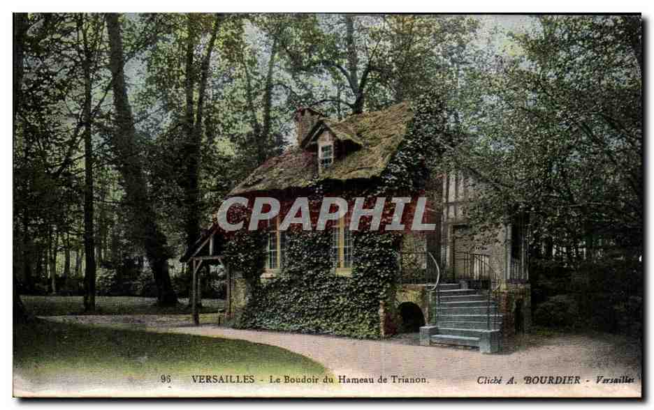 CPA Versailles Le Boudoir Du Hameau De Trianon 