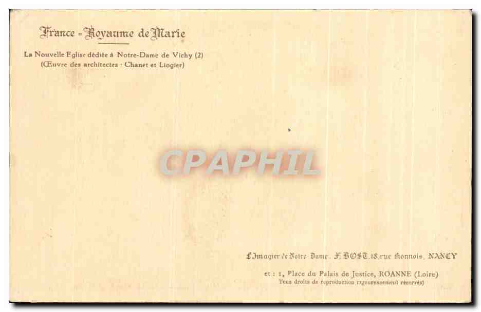 CPA France Royaume de Marie La Nouvelle Eglise dediee a Notre Dame — Reverso