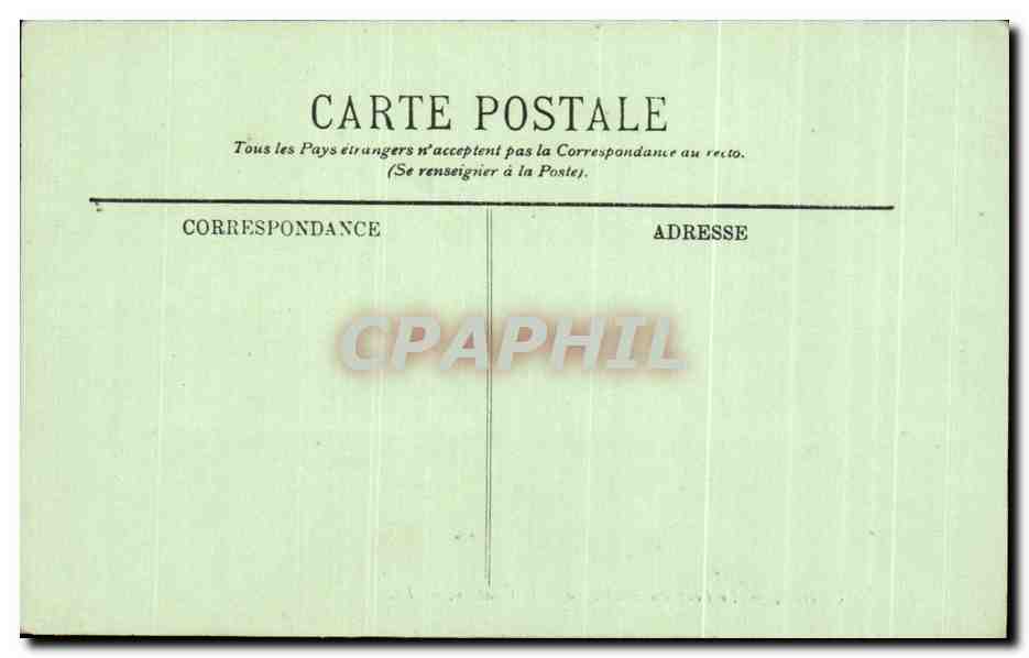 CPA Lourdes Le Pont du Boulevard et le Chateau — Verso