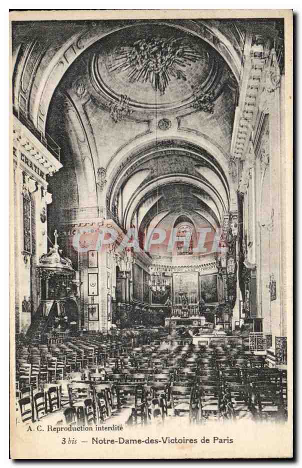 CPA Notre Dame des Victoires de Paris