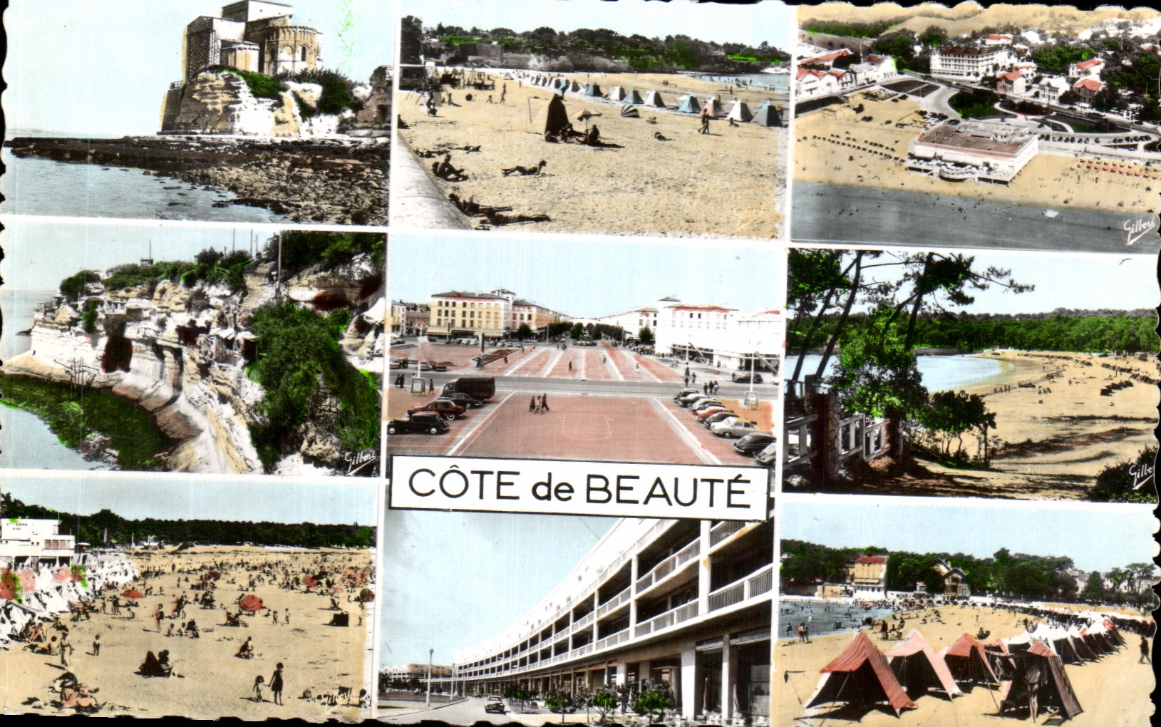CPA Cote De Beaute Talmont Vallieres pontaillac Meschers Royan Nauzan St Georges Royan St Palais