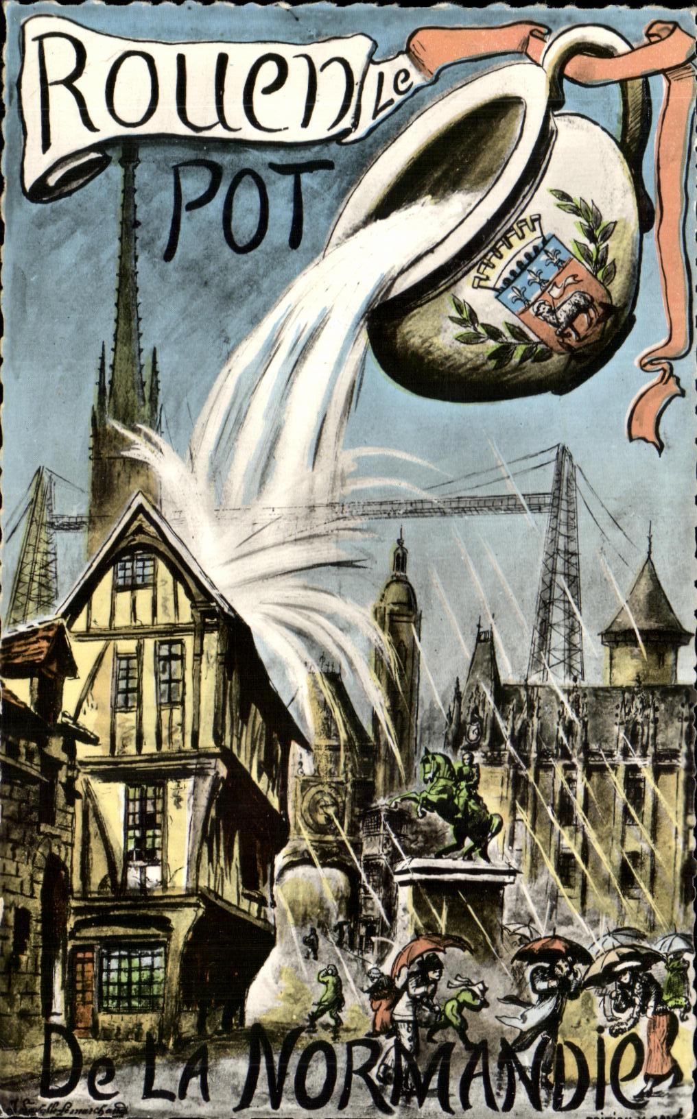 CPA Rouen Pot De La Normandie