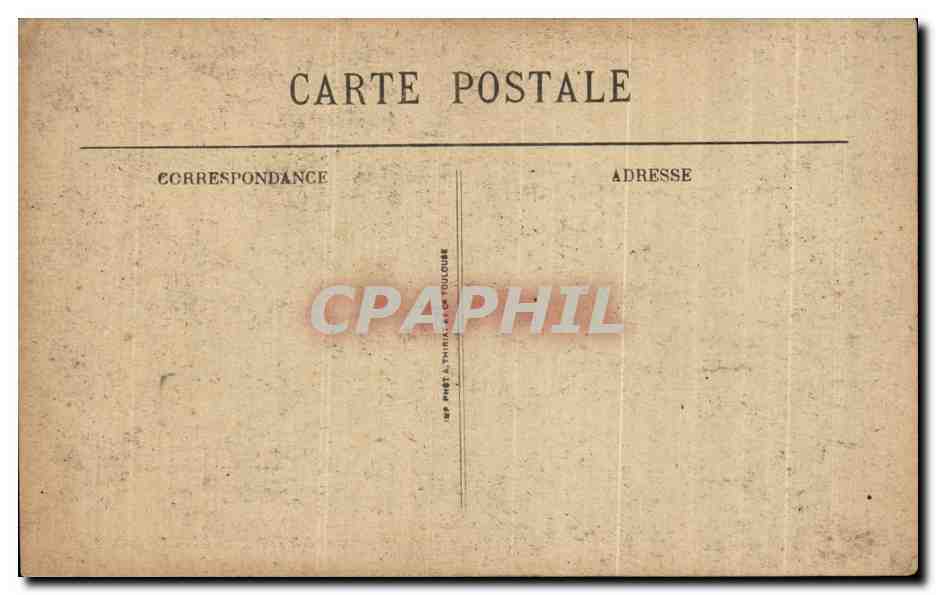 CPA Route de Pierrefitte a Luz Le Gave — Verso