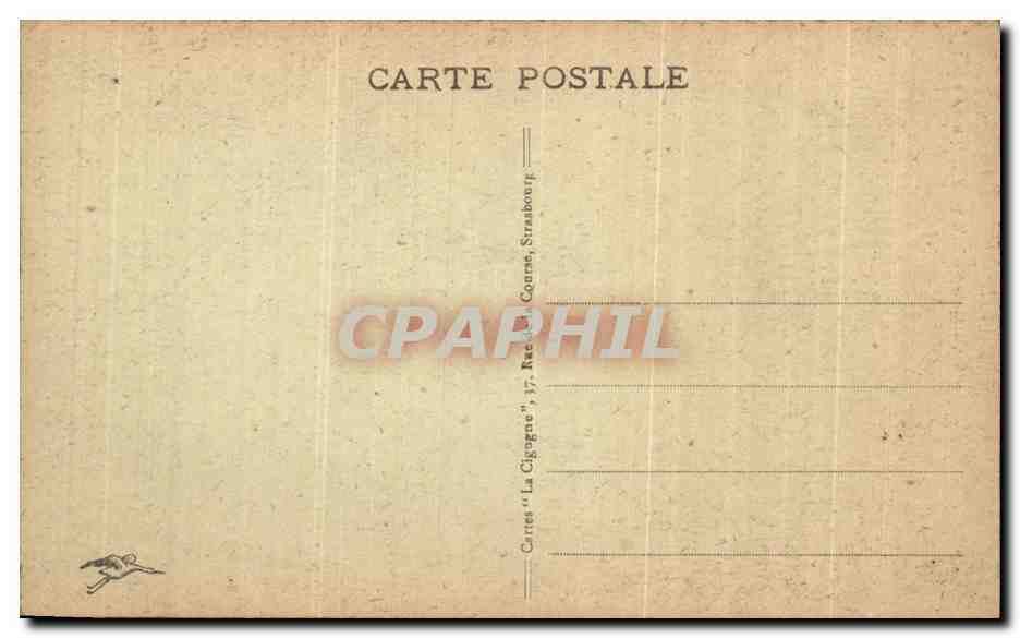 CPA Strasbourg Cathedrale Facade et Cote Sud — Verso