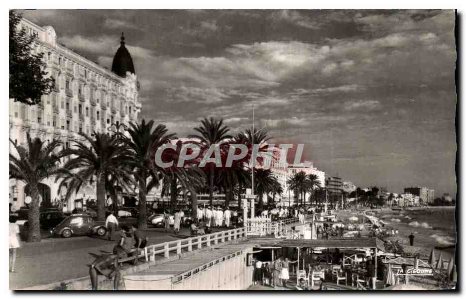 CPA Cannes la Plage La Croisette et les hotels