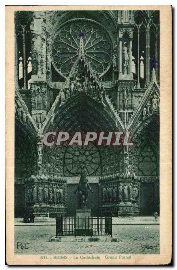 Reims - La Cathédrale - Grand Portail