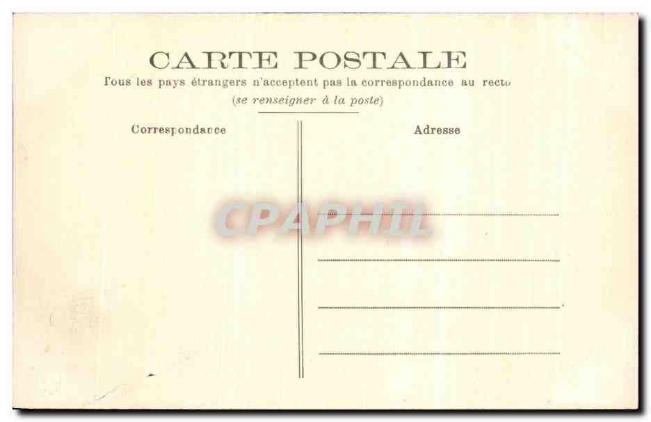 Chambord (Loir-et-Cher) — Le Château, façade Sud — GB 4, éditeur Brand & Cours — Verso