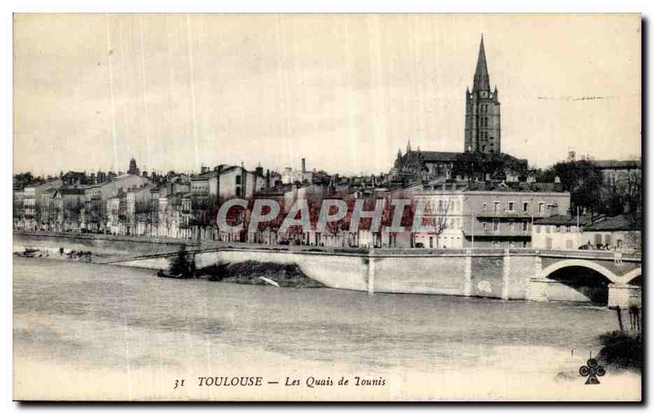 CPA Toulouse Les Quais de Tounis