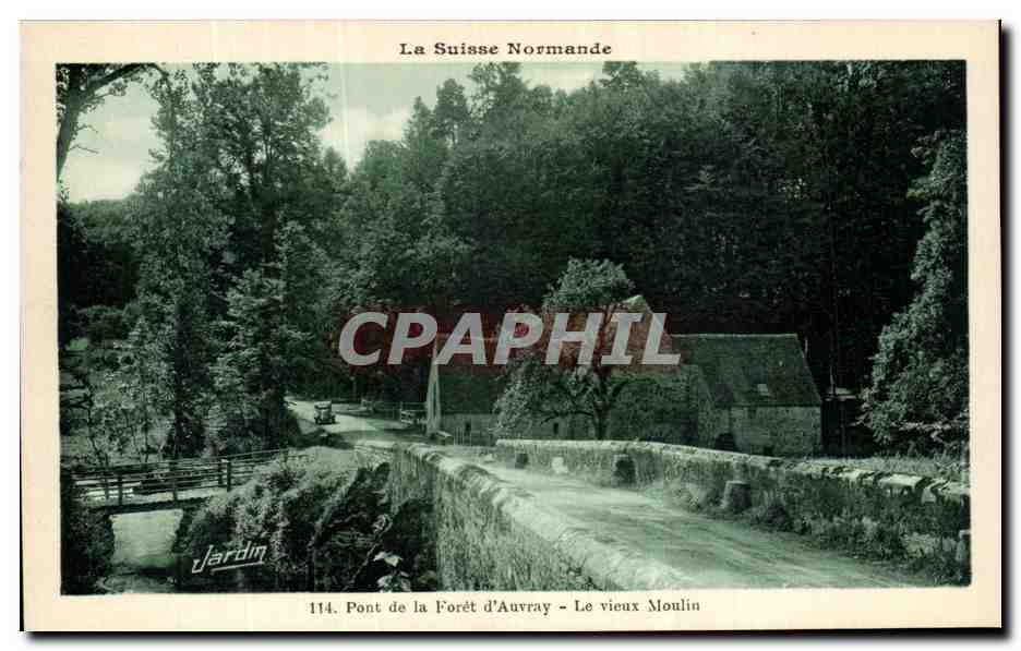 CPA Pont de la Foret d'Auvray Le Vieux Moulin