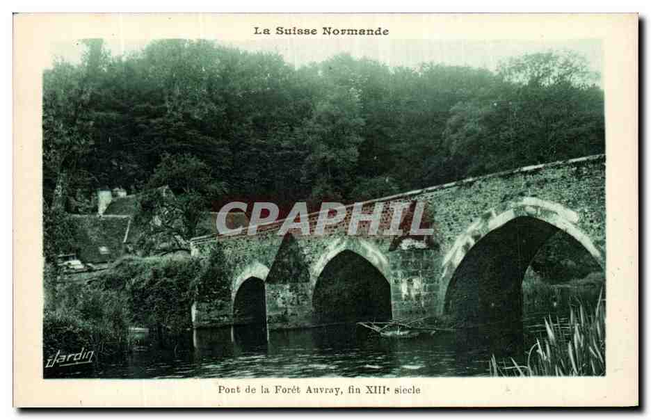 CPA Pont de la Foret Auvray Suisse normande