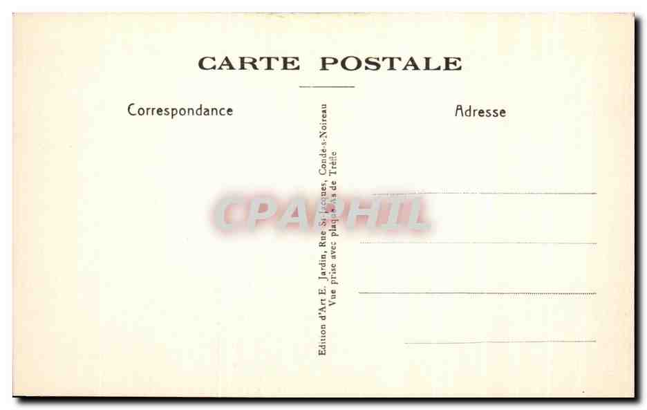CPA Roche d'Oetre Vue d'ensemble Suisse Normande — Rückseite