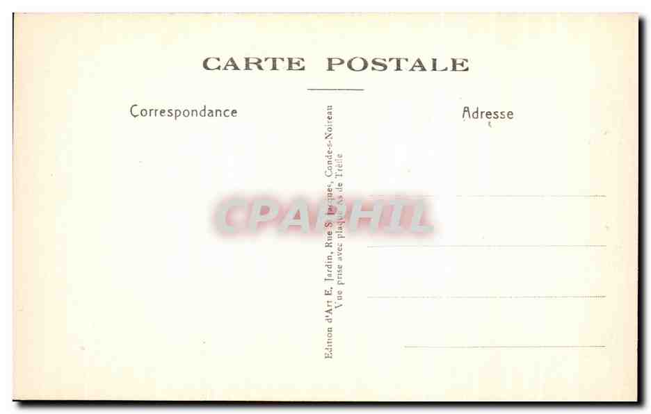 Roche d'Oëtre — Aulnes se reflétant dans la Rouvre — Jardin, n°6 — Reverso