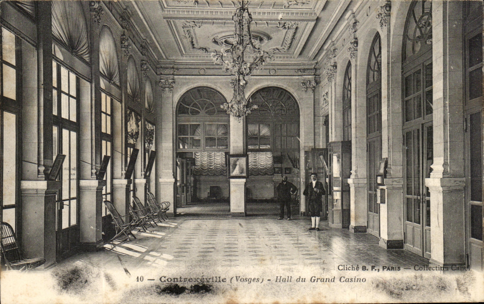 CPA Contrexeville Hall du Grand Casino