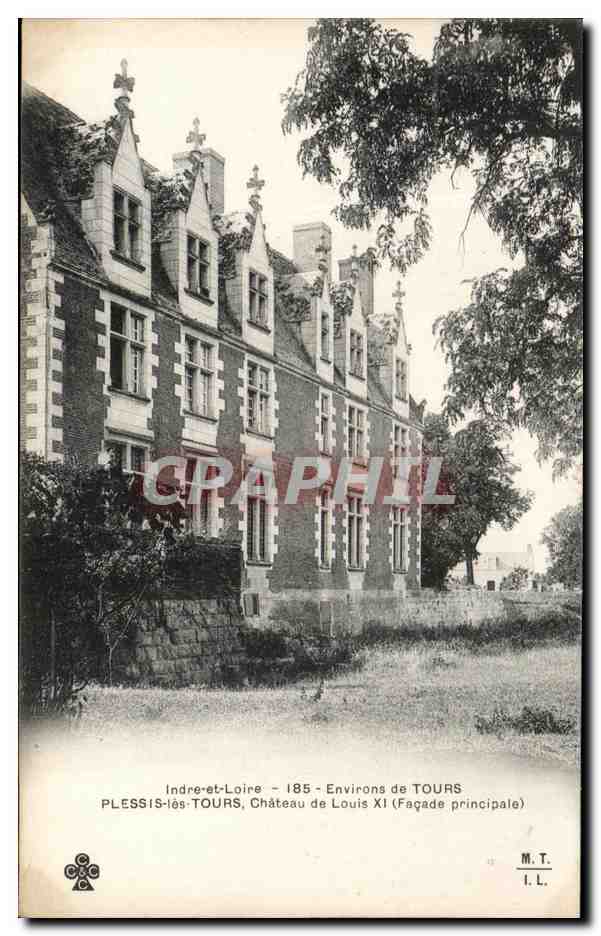 CPA Environs de Tours Plessis les Tours Chateau de Louis XI