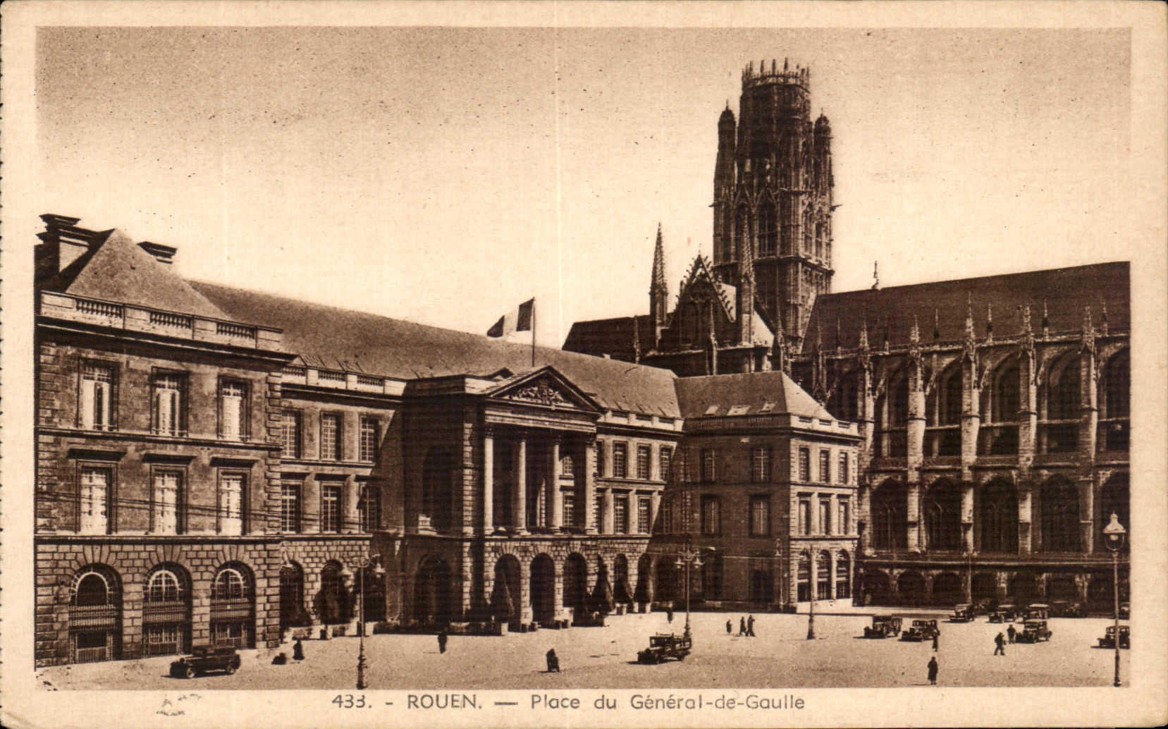 CPA Rouen Place De General De Gaulle