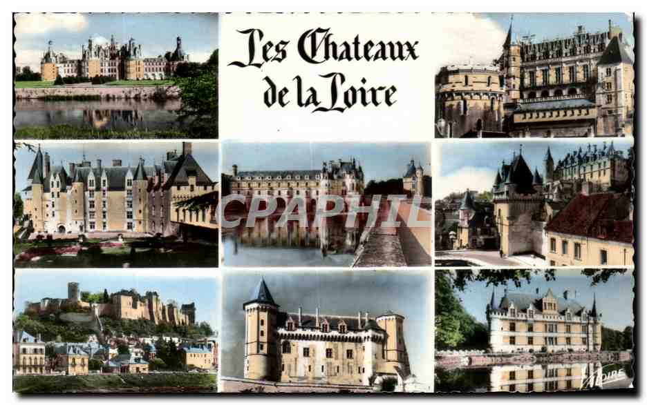 CPA Les Chateaux Chambord Amboise Langeais