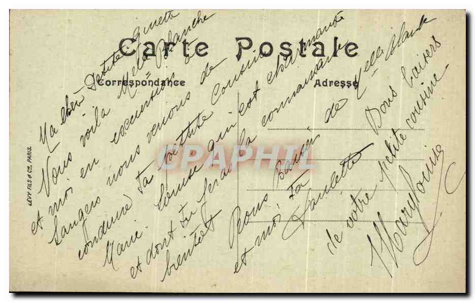 CPA Langeais Grand Chateau  — Verso