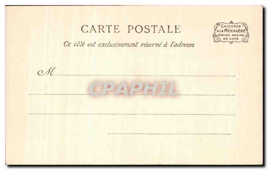 CPA Toulouse Portail de I' Eglise de I'Adalbade — Back