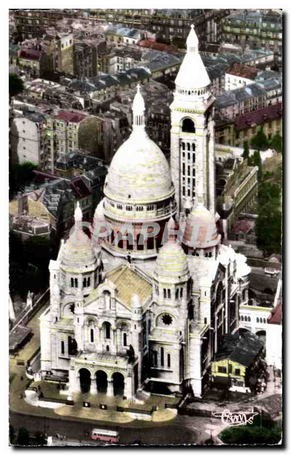 CPA Paris A Le Sacre Coeur Montmartre