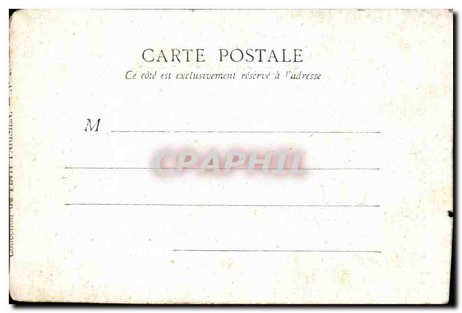 CPA Paris Grand Palais Porte principale — Rückseite