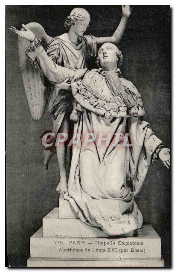 CPA Paris Chapelle Expiatoire Apotheose de Louis XVI Bosic