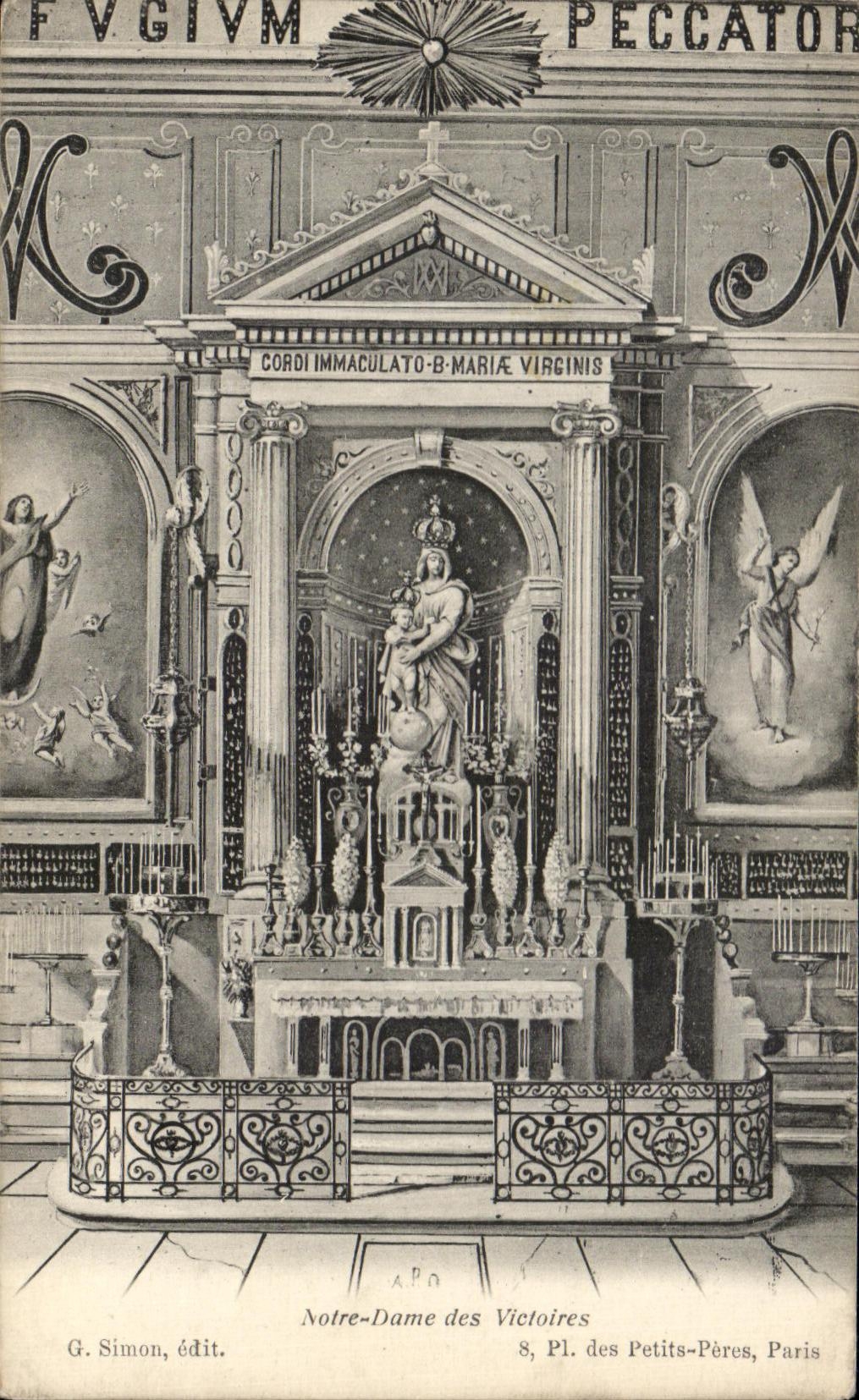CPA Notre Dame des Victoires Paris 