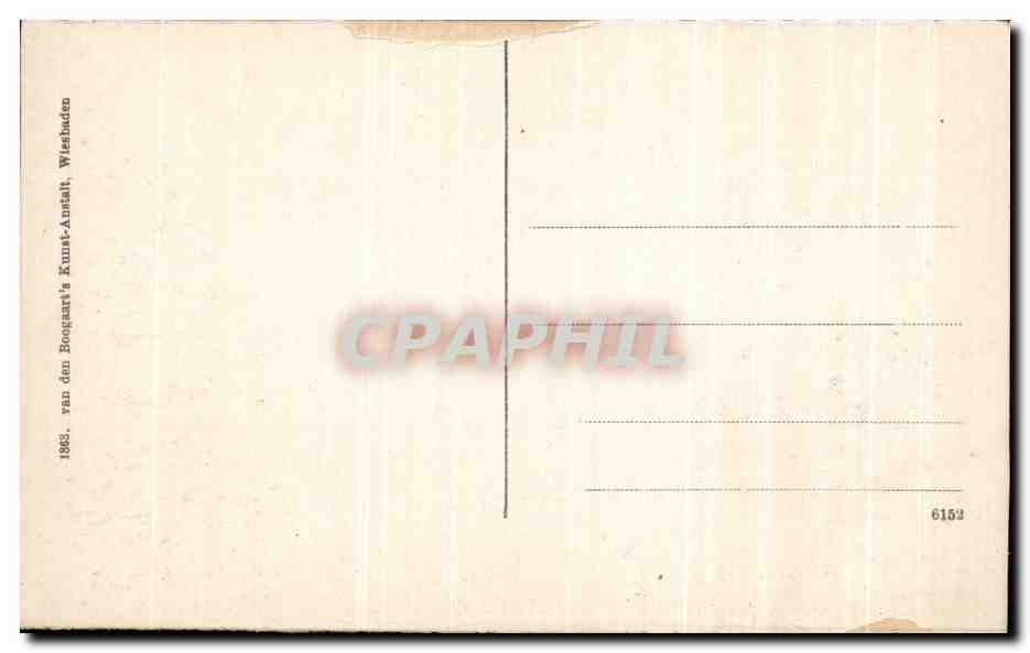 Wiesbaden, Kurhaus-Gartenseite — Cure-salle-vue de jardin — Cure-house garden-site — Verso