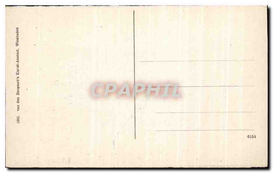 Wiesbaden, Nassauisches Landes-Theater — Le théâtre — The theatre — Verso